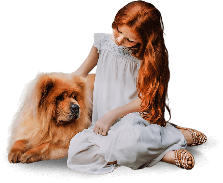 girl-with-dog